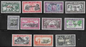 NZ 1940 Official Set of Centennial Stamps. VF. MNH.