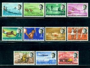 Solomon Islands #180-190 Part Set  Mint  Scott $9.30