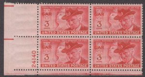 Scott # 985 - US Plate Block Of 4 - Grand Army Of The Republic - MNH - 1949