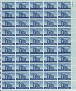 US Stamp - 1956 Booker T. Washington - 50 Stamp Sheet - Scott #1074