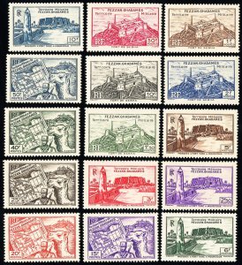 Fezzan Stamps # 1N1-15 MNH XF