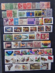 Australia Range with 1977 Silver Jubilee Paintings $2 Christmas Issues Used