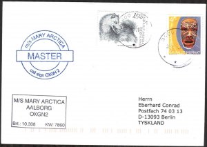 {A036} Greenland 2012 Dogs Ships M/S Mary Arctica Cover