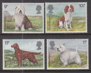 Great Britain 851-854 Dogs MNH VF