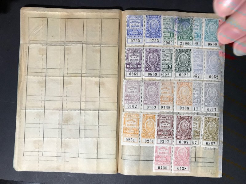 Argentina Revenue Stamps Mint/Used 1891-1932 (1600 Stamps)