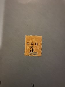 Stamps Guadeloupe Scott #45 hinged