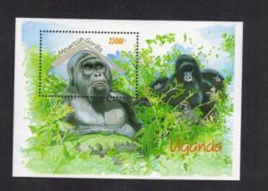 Uganda Scott # 1062 Wild Animals 1992 Part Set S/S MNH