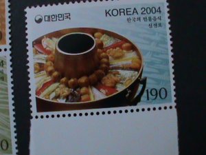​KOREA-2004- SC#2149-KOREAN FOOD 4TH SERIES-MNH VF-HARD TO FIND-LAST ONE