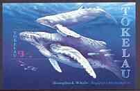 TOKELAU - 1997 - Humpback Whales - Perf Miniature Sheet - Mint Never Hinged