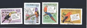 Colombia C611-C614 used