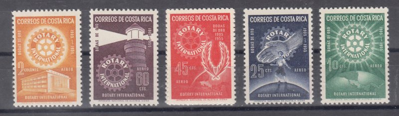 Costa Rica Scott #C246-C251 MNH