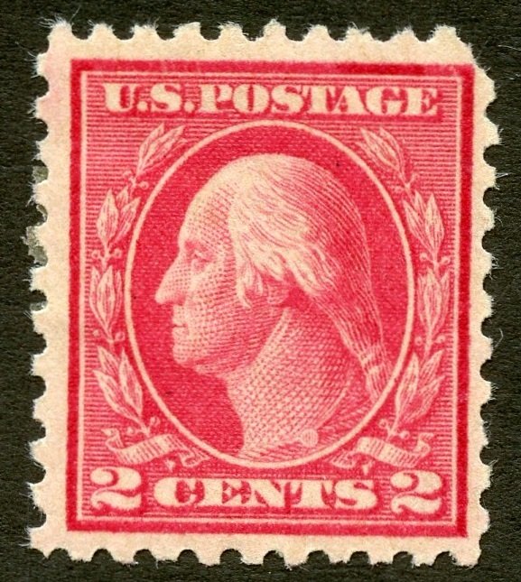 United States Scott 463 Unused HROG - 1916 2c Flat Plate Printing - SCV $4.50