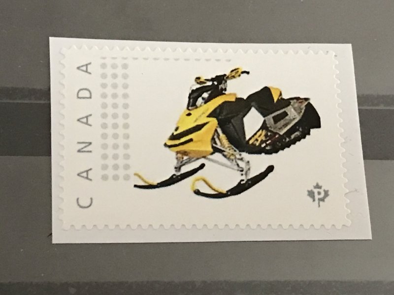 Canada Post Picture Postage * Snow Mobile* *P* denomination