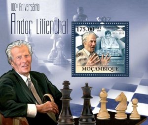 Mozambique 2011 MNH - Andor Lilienthal - Chess. Scott: 2244