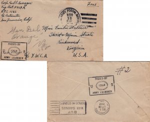 United States A.P.O.'s Soldier's Free Mail 1942 U.S. Army Postal Service, A.P...