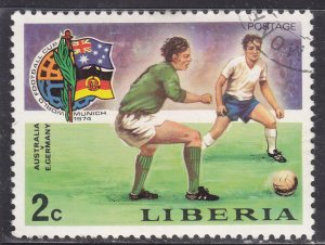 Liberia 676 World Cup Soccer 1974