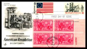 #1476 Phampleteer  American Revolution COMBO – Artcraft Cachet