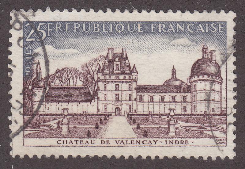 France 853  Chateau de Valencay, Indre 1957