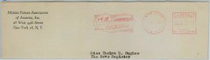 big046 - USA - POSTAL HISTORY - Machine Postmak Cutout: CINEMA -...-