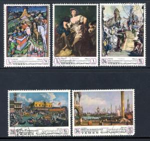 Kingdom of Yemen - Michel # 510-515 used - cto (RS)
