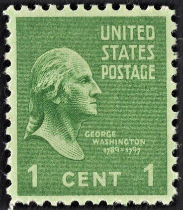 US 804 MNH VF 1 Cent George Washington