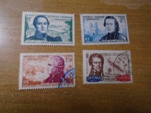 New Caledonia  #  296-99   no gum/used