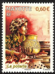 MAYOTTE 2011 Pottery; Scott 283; MNH