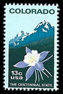 PCBstamps   US #1711 13c Colorado Statehood, MNH, (38)