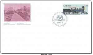 Canada FDC #1037 - Countess of Dufferin 4-4-0 type (1984) 32¢