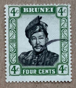 Brunei 1964 4c Sultan, used.  Scott 104, CV $0.25.  SG 121