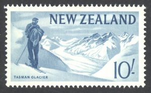 New Zealand Sc# 351 MH 1960-1966 10sh Tasman Glacier