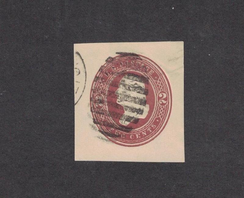 Scott U261 - Washington 2 Cent. Cut Square. Used.  #02 U261