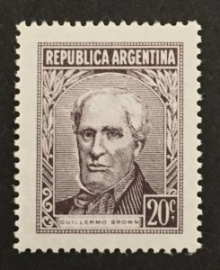 Argentina 1956 #659, Admiral Brown, MNH(see note).