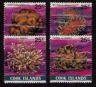 COOK ISLANDS Sc# 574 MH FVF Set of 4 Ocean Sea Corals
