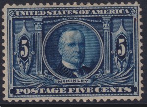 326 U.S 1904 Louisiana Purchase Exposition 5¢ issue MNH CV $180.00