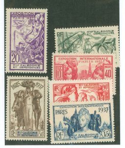 New Caledonia #208-13 Unused Single (Complete Set)