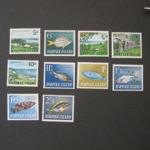 Norfolk Island 1962 Sc 159-60 set MNH/MH