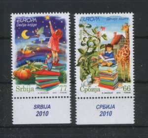 SERBIA-MNH** SET-EUROPA CEPT-CHILDREN'S BOOKS-2010.