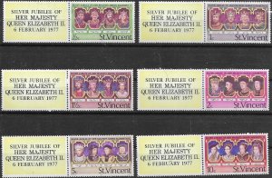 St.Vincent -- Silver Juiblie   with Tabs SC# 483-486   Mint