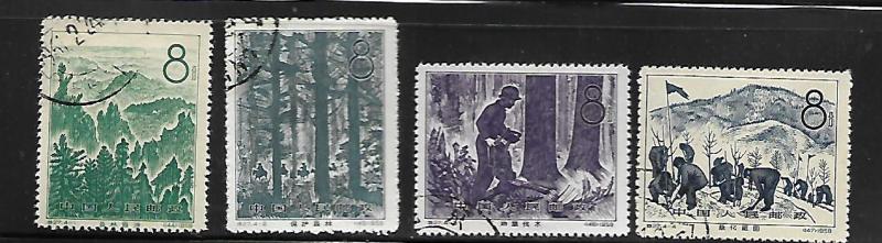 PRC OF CHINA, 385, MNH, AFFORESTATION