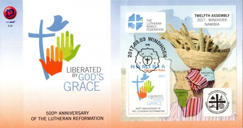 Namibia - 2017 500th Anniversary of Lutheran Reformation FDC