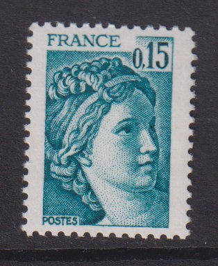 France  #1564  MNH  1978   Sabine  15c