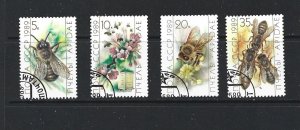 RUSSIA - 1989 HONEY BEES - SCOTT 5771 TO 5774 - USED