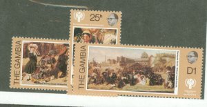 Gambia #381-383  Single (Complete Set)