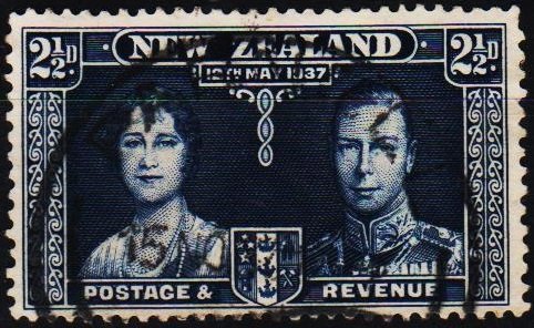 New Zealand. 1937 2 1/2d S.G.600 Fine Used