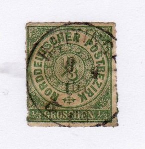 North German Confederation stamp #2, used, German State