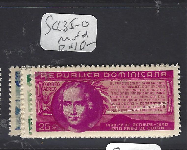 DOMINICAN REPUBLIC (P1010B)  SC C35-40    MNH