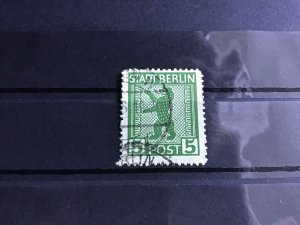 Germany  1945 Russian Zone  zig-zag perf  cat 180 stamp R27109