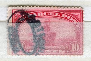 USA; 1912 early Parcel Post pictorial issue fine used 10c. value