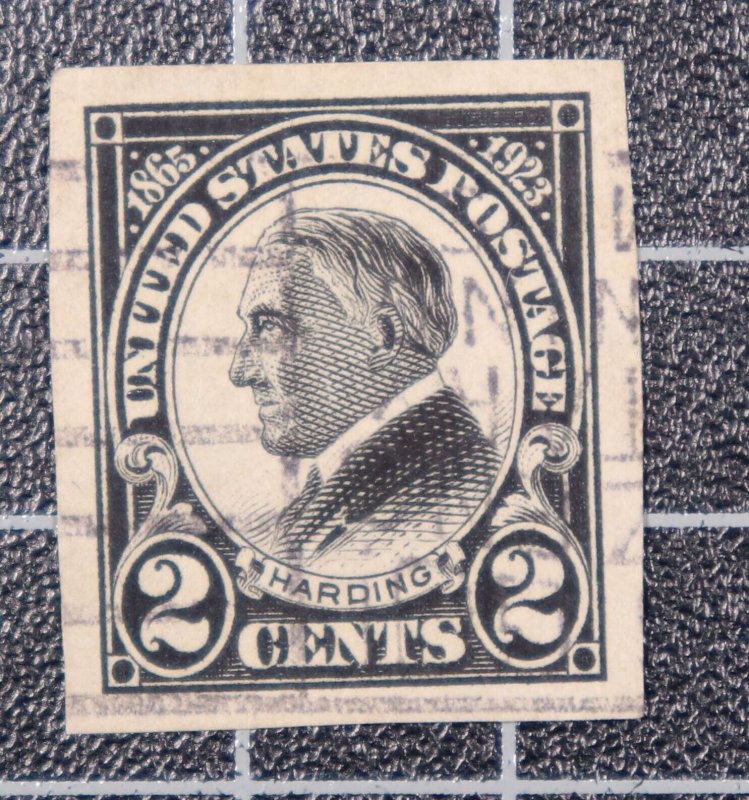 Scott 611 - 2 Cents Harding - Used - Nice Stamp - SCV - $4.00